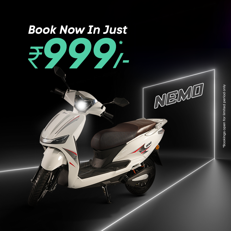 nemo electric scooter 999 rupees offer banner